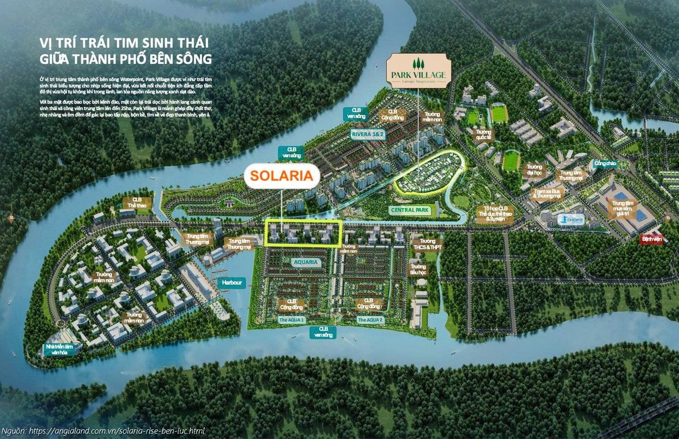 VỊ TRÍ SOLARIA RISE WATERPOINT