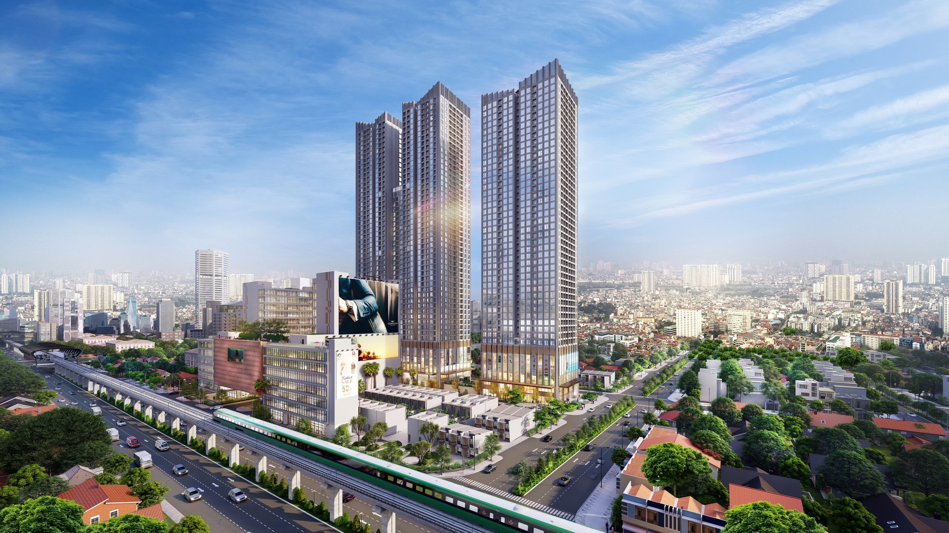 Lợi thế dự án căn hộ cao cấp hai mặt tiền tại Hà Đông