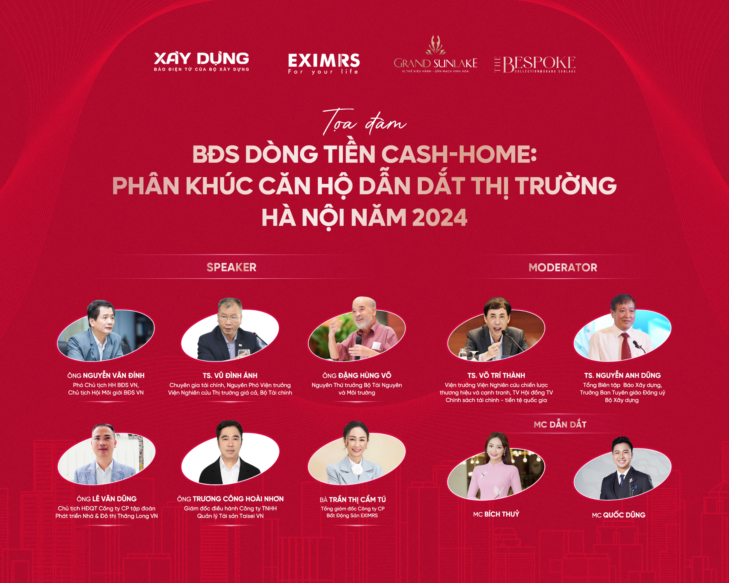 24/4: Sẽ diễn ra Toạ đàm “Bất động sản dòng tiền Cash-Home: Phân khúc căn hộ dẫn dắt thị trường Hà Nội năm 2024”